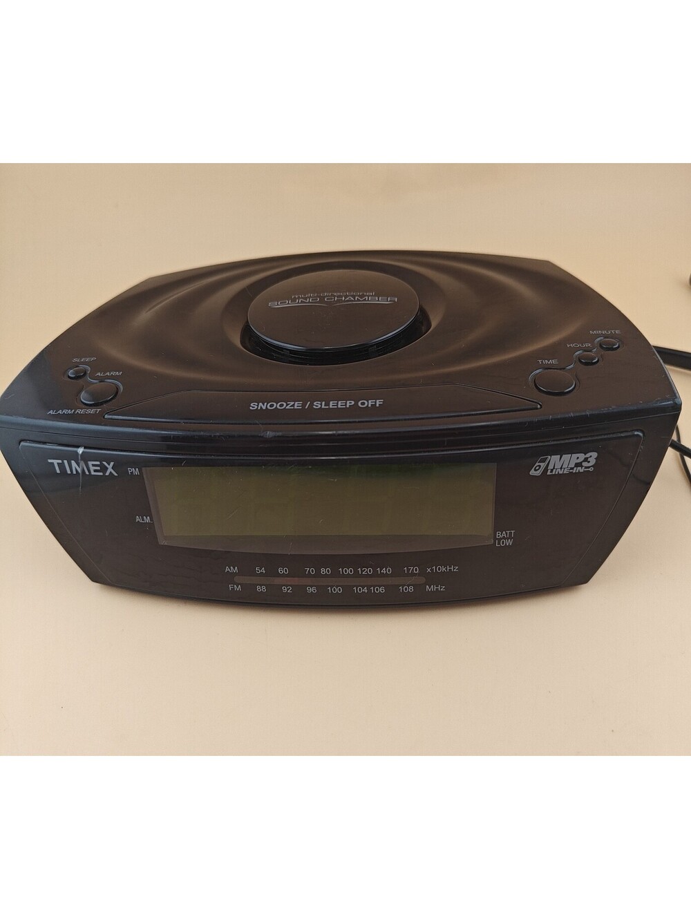 Timex T227BQ Large Display Alarm Clock Radio